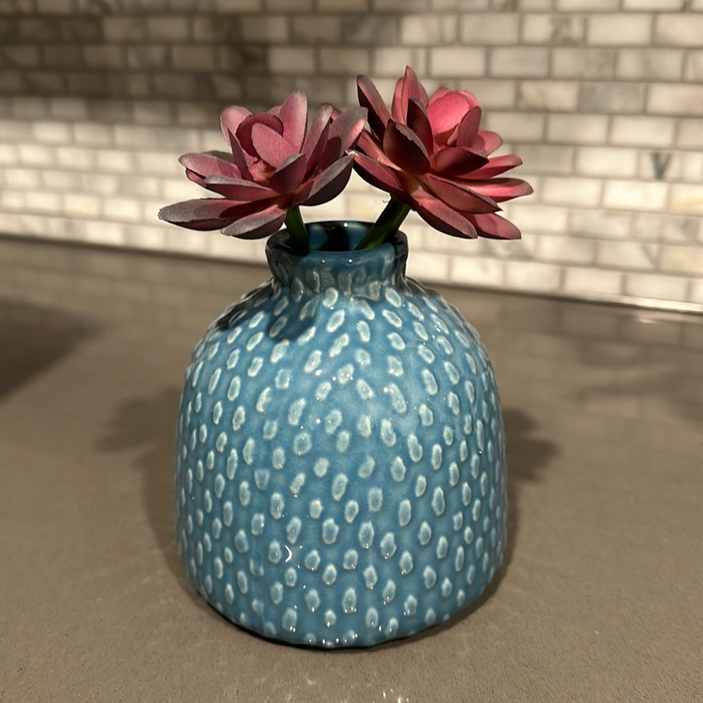 Faux Plant + Vase